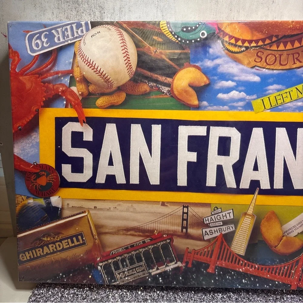 San Francisco In-A-Box Kids Puzzle & Game – Colorful Multicolor City Set